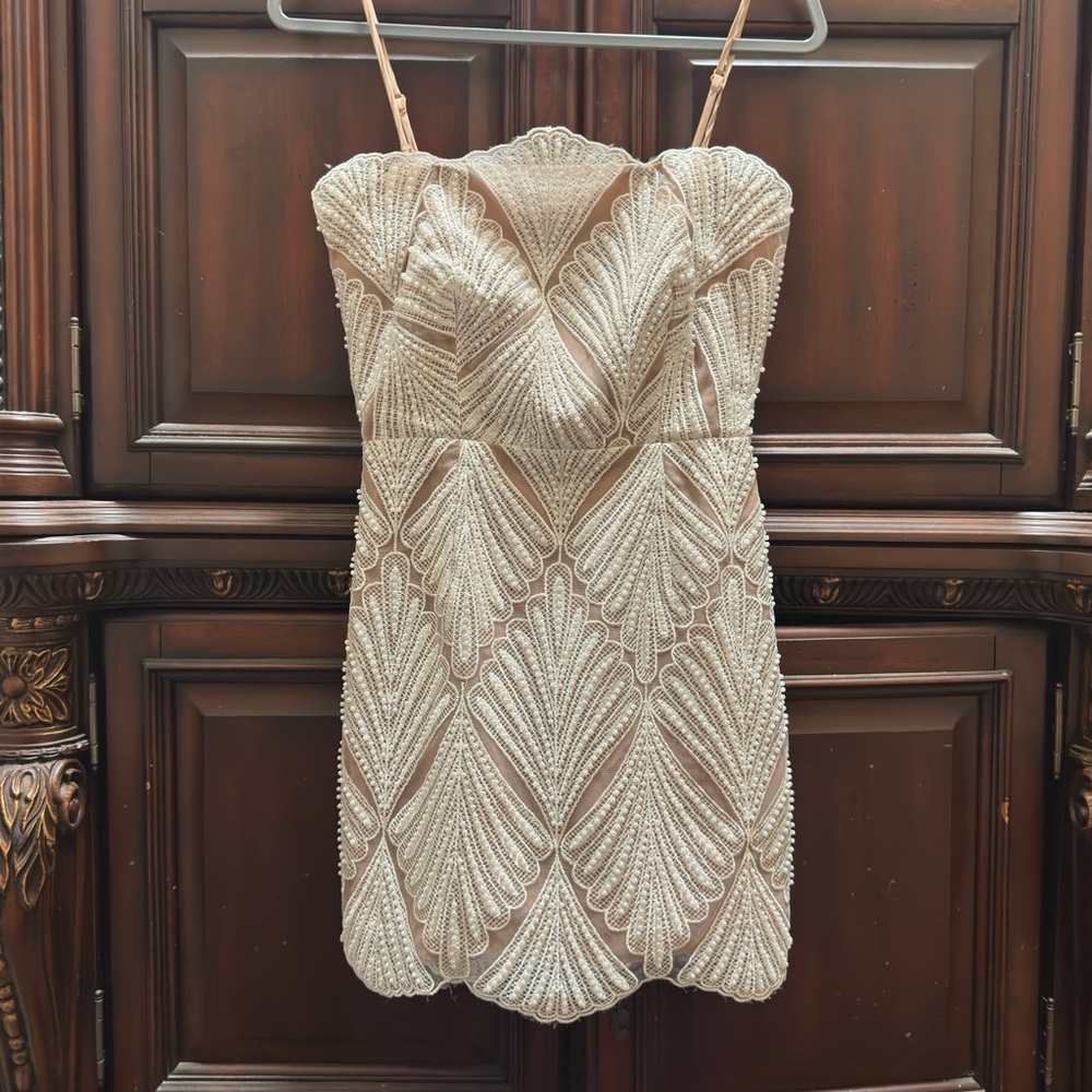 Elliatt Harper Scalloped Lace Minidress